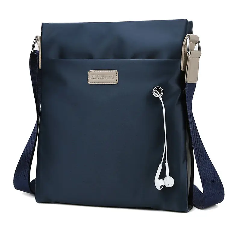 New Waterproof Crossbody Bag for Men Oxford Shoulder Messenger Bags Male Outdoor Travel School Retro Zipper Bag Good Qualtiy