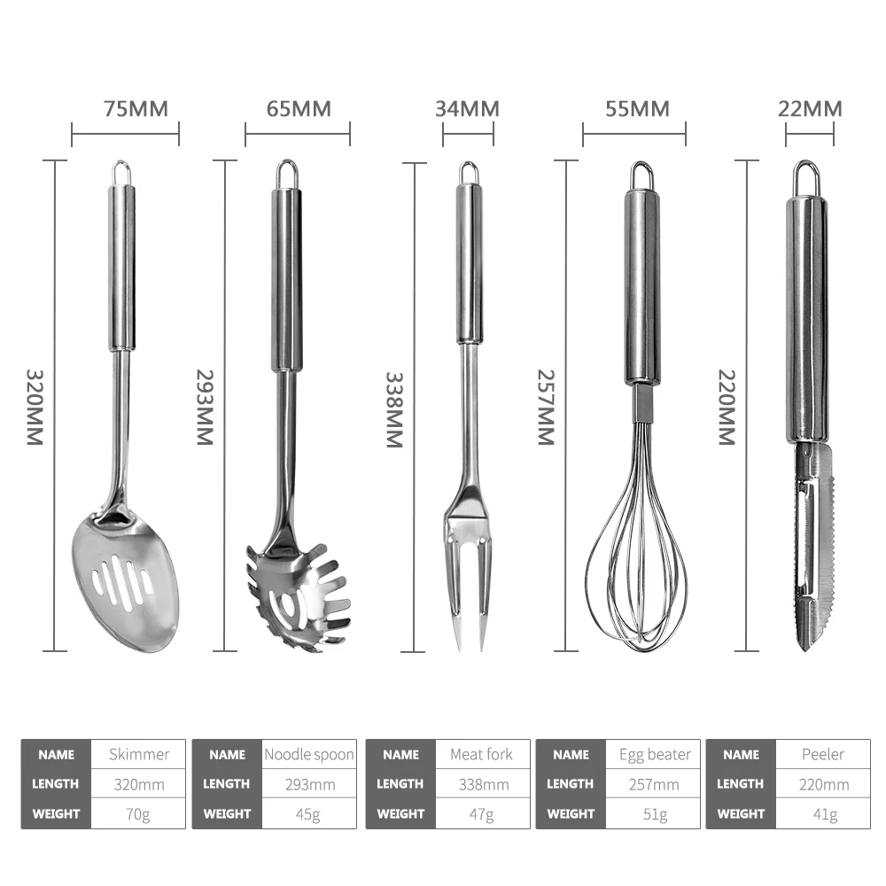 13 шт. кухонные инструменты посуда из нержавеющей стали набор для приготовления