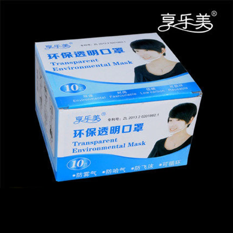 Прозрачная пластиковая маска Jin Teng для кейтеринга кухни шеф повара улыбки