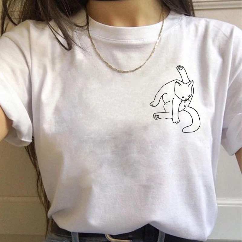 90s Графический Harajuku Ullzang футболки Женская мода корейский стиль футболка гранж мультфильм футболка Летняя уличная топ тройники Женские