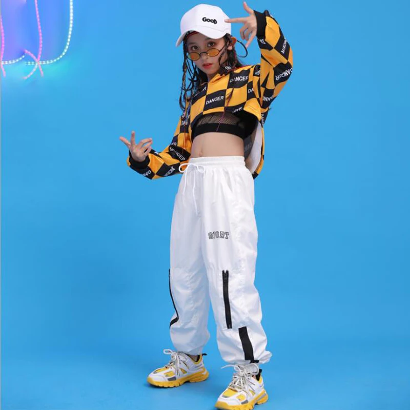 Детская одежда для бальных танцев в стиле хип-хоп толстовка с капюшоном