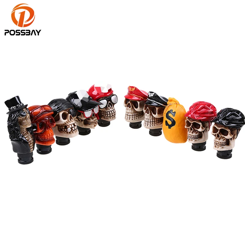 Резиновая ручка переключения передач автомобиля POSSBAY плохая резная рукоятка с