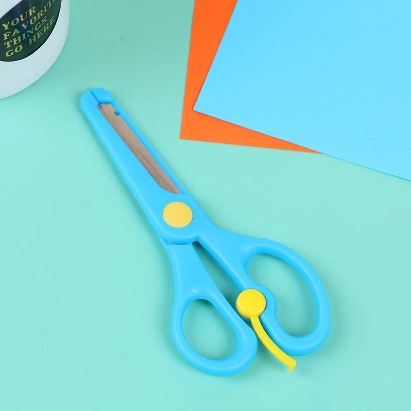 

Baby Handmade Safety Plastic Scissors Cute Color Learning Education Toys for Kindergarten Children Arts and Crafts Kid Toys