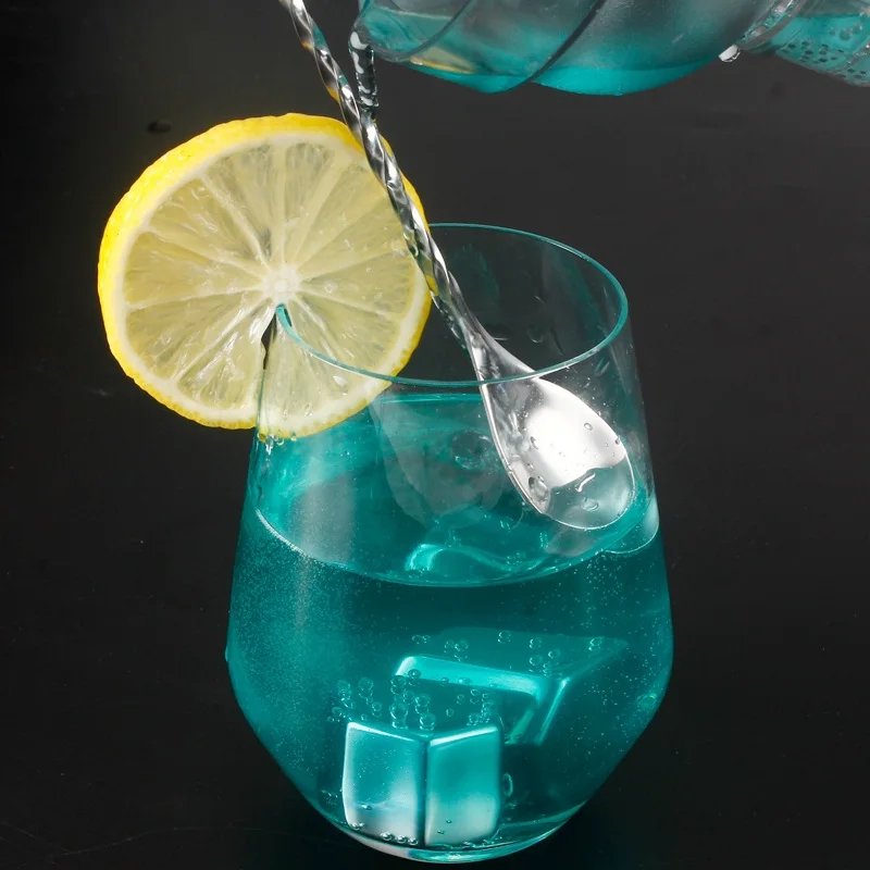 26 см Нержавеющая сталь Коктейльная барная ложка диск хвост Напиток Смеситель