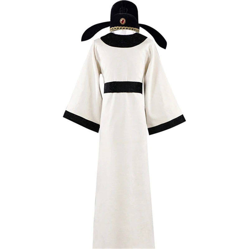 Мужские костюмы ханьфу из 2019 хлопка и льна с круглым вырезом костюм династии Тан