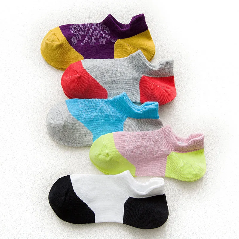 

New Men's Socks Summer Thin Section Net Pattern Dark Flower Duck Tongue Heel Sports Socks Breathable Comfortable Couple Socks
