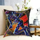 Чехол-наволочка с принтом Темный волшебник Хаоса, мягкая домашняя наволочка с рисунком Yu Gi Oh Yugioh, голубые глаза, белый дракон, черный, Темный