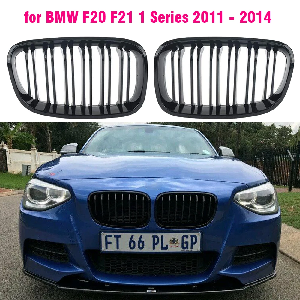 Глянцевая черная решетка Ricoy для хэтчбека BMW 2011 - 2014 F20 F21 118i 120i 140i 2, Спортивная решетка для радиатора Глянцевая черная решетка Ricoy для хэтчбека BMW 2011 - 2014 F20 F21 118i 120i 140i 2, Спортивная решетка для радиатора