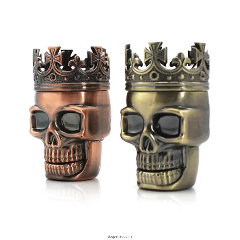 Skull Spice Grinder Small Pocket Herb Tool with Compact Sharp Teeth Durable Tobacco Crusher Dropship | Дом и сад