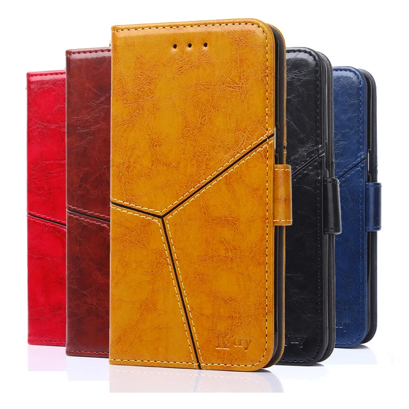 Деловой комбинированный флип чехол из искусственной кожи для Xiaomi Redmi Note 9S 9 8T 8 7 6 Pro