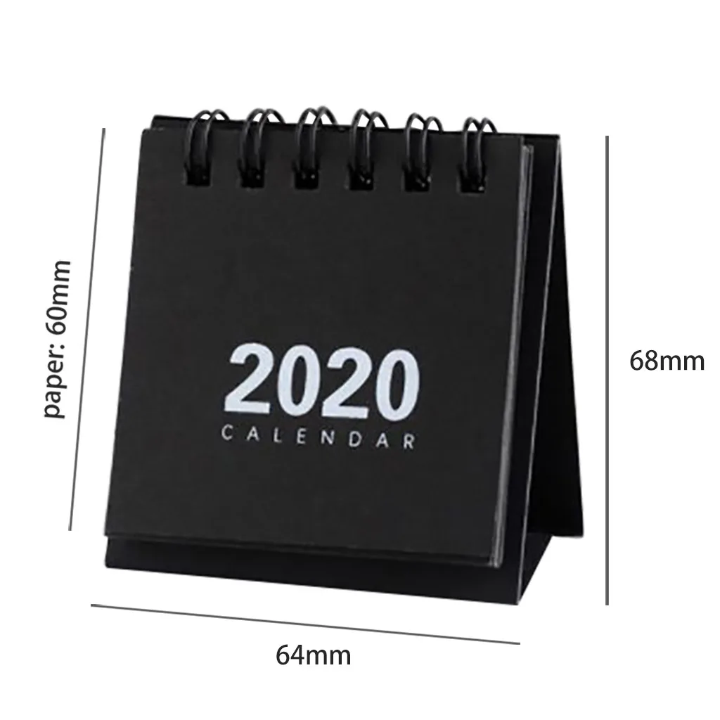 2020 новый год небольшой настольный календарь креативный простой Настольный