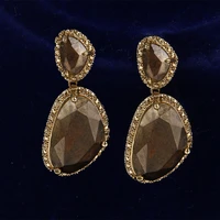emmaya new trend geometry shape cute aaa cubic zircon earring for womengirls attending party attractive jewelry