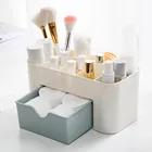 Компактная настольная пластиковая коробка с ящиками, органайзер для макияжа, настольный органайзер, офисный органайзер, розовый, низкая цена, 2021