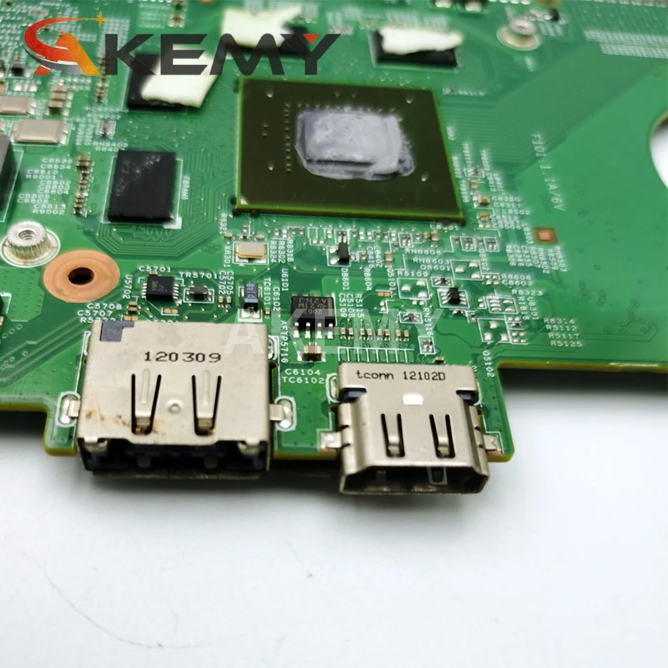 Akemy N5110 материнская плата для ноутбука DELL inspiron 15R N5510 CN 0J2WW8 HM67 DDR3 GT525M 1