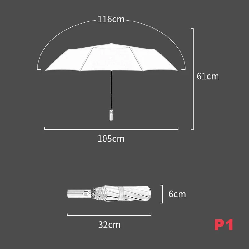 

10/12K Strong Wind Resistant Folding Automatic Rain Umbrellas Business Retro Gentleman Sunshade Umbrella Big Parasol