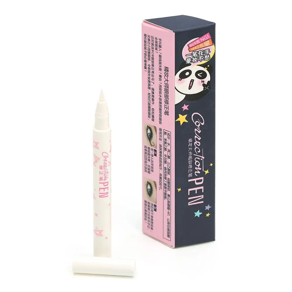 

Ручка для коррекции глаз, 1,3 мл, не раздражающая одноразовая, легко носить с собой, средство для частичного снятия макияжа, стойкий карандаш ...