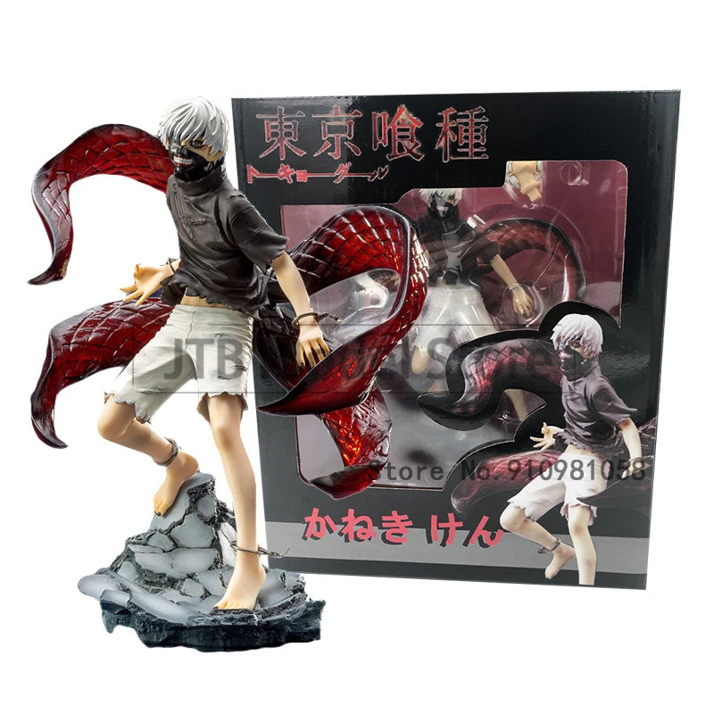 

Токийский Гуль GK Ken Kaneki аниме модель Боевая версия экшн-фигурка 23 см глазная статуя коллекционные игрушки для детей настольная фигурка