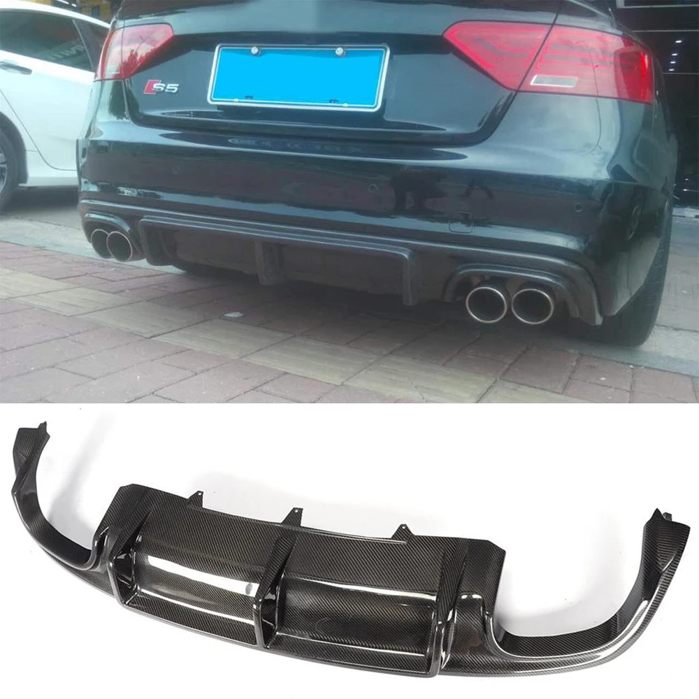 Диффузор для заднего бампера из углеродного волокна спойлер Audi A5 Sline S5 2 Door 4 2012 2016