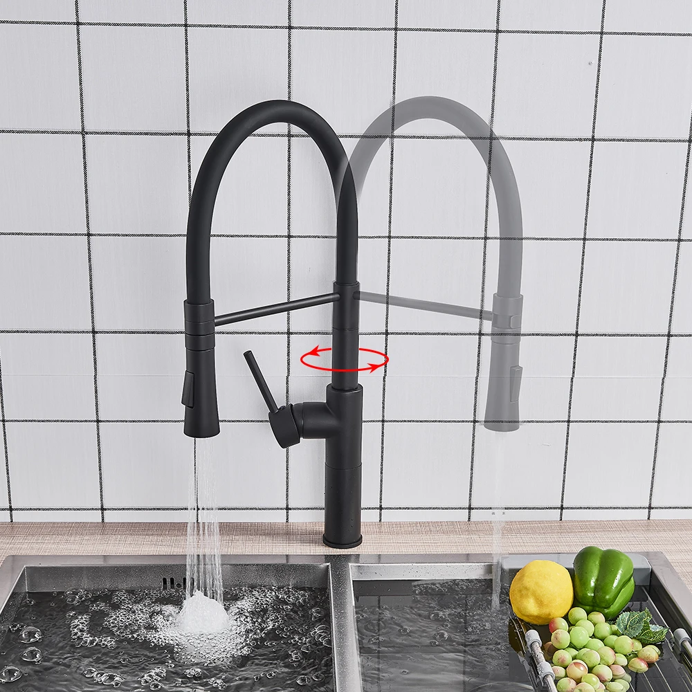MTTUZK белый кухонный кран 360 ronating blackend раковина холодной и горячей кухни смеситель