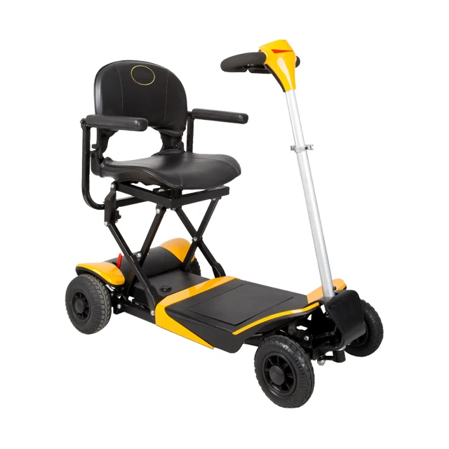 

JBH FDB01 medical care supplies 4 Wheels Steel Frame Knee Walker and Mobility Scooter for Broken Leg