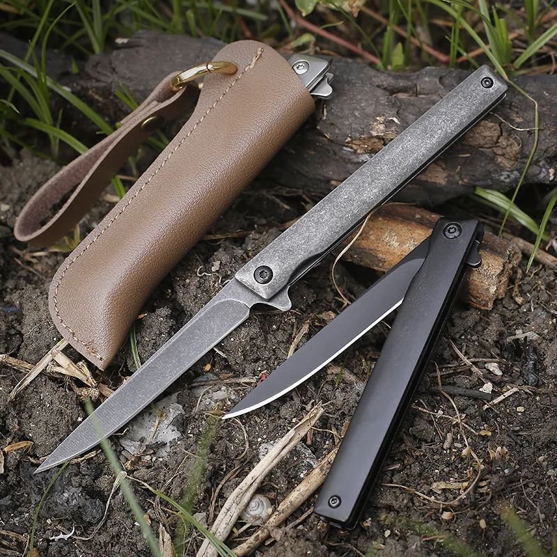 Прямой нож в стиле ретро с кобурой, острый охотничий нож, тактический складной нож, портативный карманный нож, инструменты для самообороны