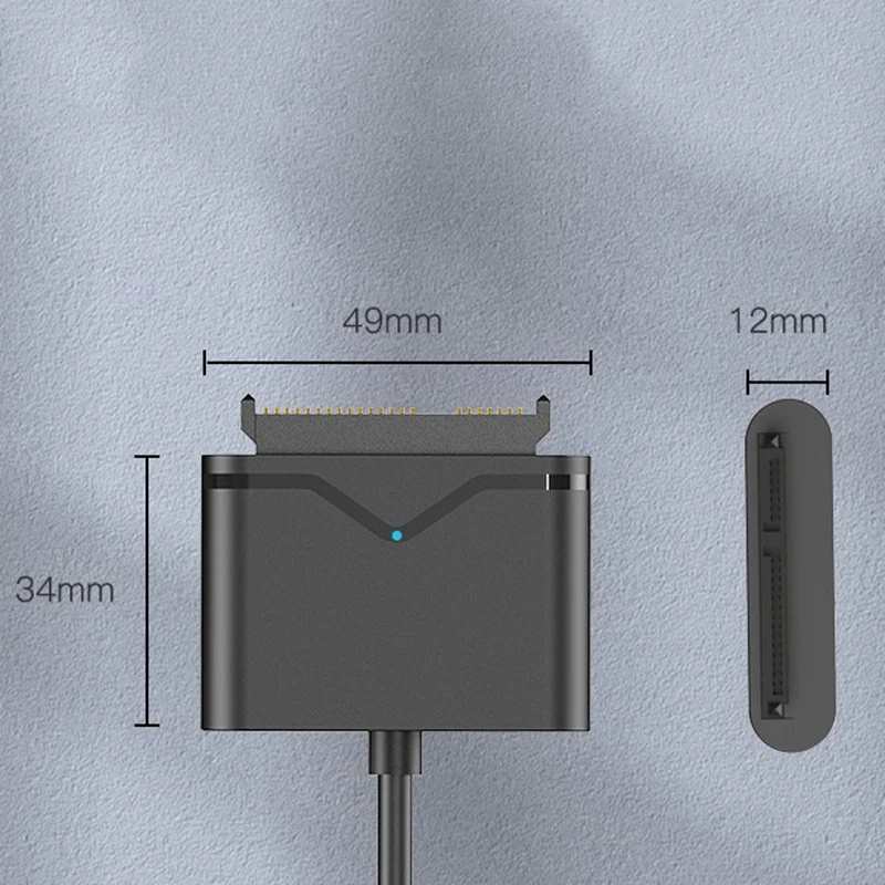 

2.5/3.5 Inch Solid State Drive Cable SATA to USB3.0 Easy Drive Computer High Speed Adapter Cable US Plug