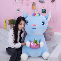 new hot gifts kawaii plush rainbow unicorn toy stuffed plush sofa pillow cushion home decoartion kids children toys for girls