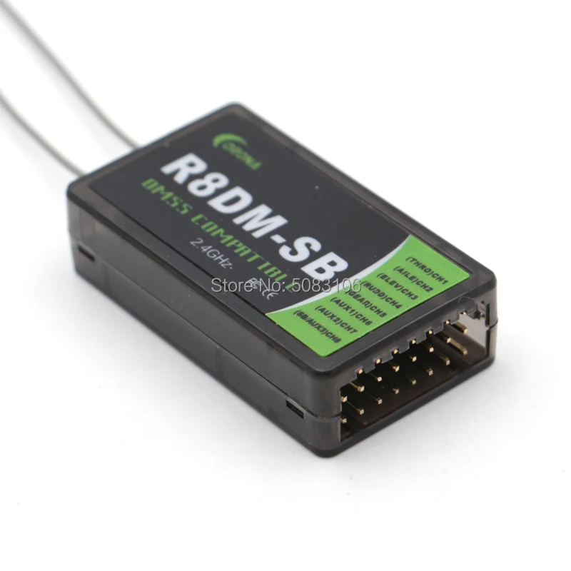 Corona совместимый ресивер DMSS 2 4G 8 каналов с поддержкой S.Bus JR XG6 XG7 XG11 для