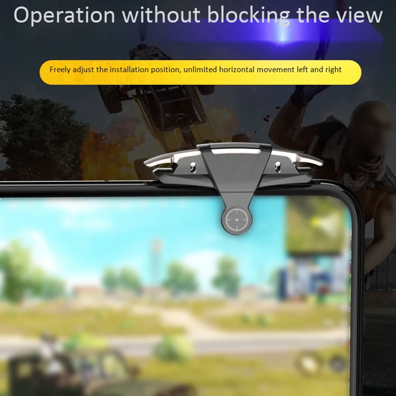 

Lightweight and Portable Auxiliary Attack Game Buttons and Finger Cots 2Pcs for iPhone Android Phones