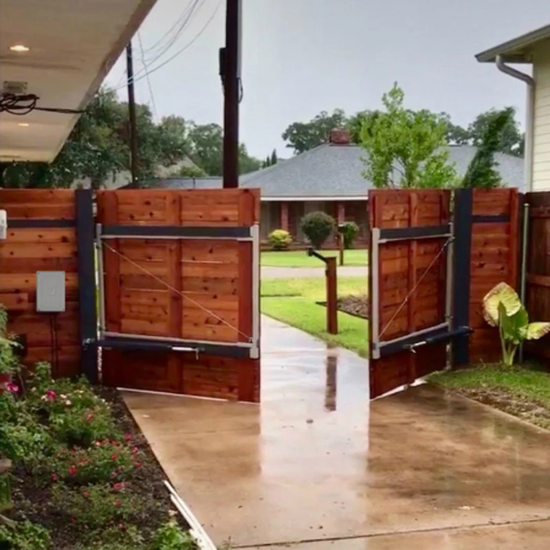 Автоматический распашных ворот открывалка для Вес до 300 кг 400 и 3 метров каждый