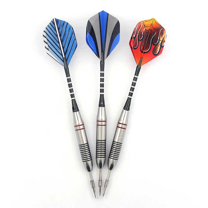 

22g 9 Pcs/Set Professional Steel Tipped Darts with Aluminium Shafts Nice Flights Electronic DartBoard Accessories Home Excercise