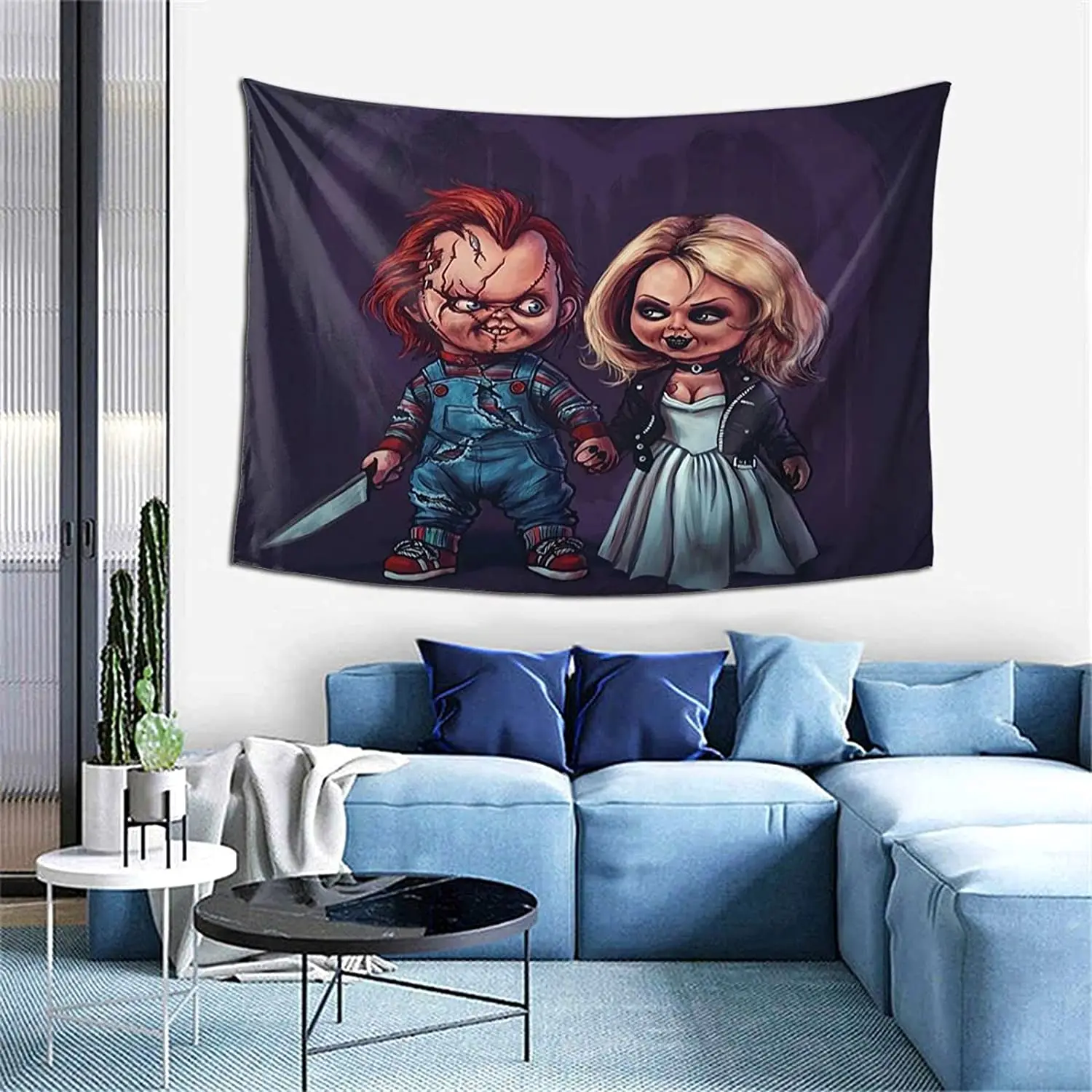 Гобелен на Хэллоуин плакат из фильма ужасы таинственный настенный подвесной