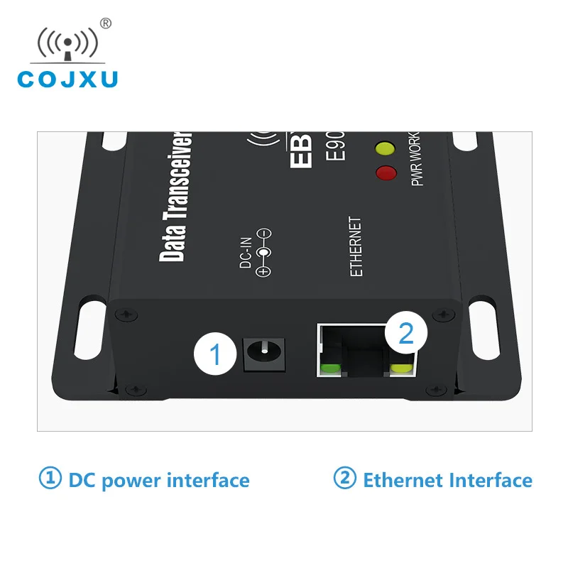 Ethernet Modbus 433MHz 1W IoT TCXO E90 DTU(433C30E) дальность PLC передачи данных Беспроводной трансивер
