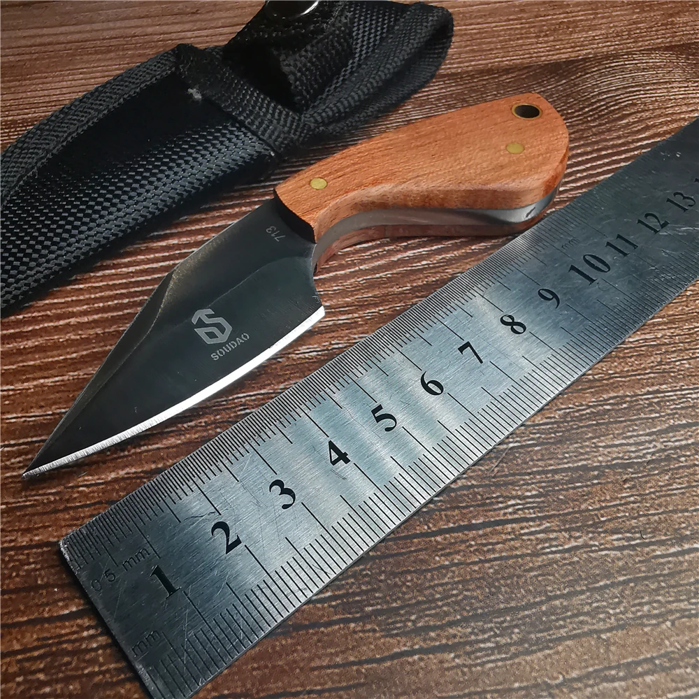 Нож с фиксированным лезвием высокопрочный нож для ухода за ребенком короткий