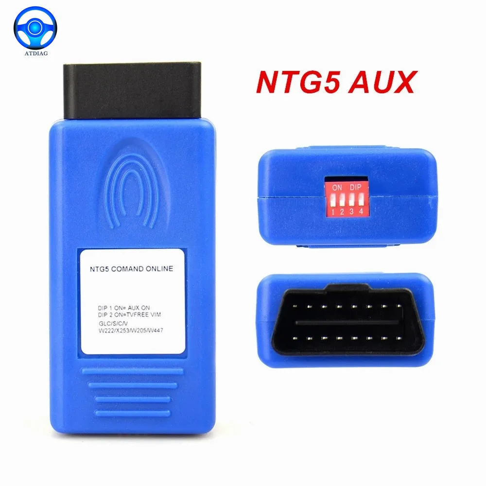Новинка для COMAND ONLINE NTG5 OBD AUX IN & VIM активатор работает для C/GLC/S/V CLASS W205 X253 W222 W447 NTG 5 AUX для Mercedes