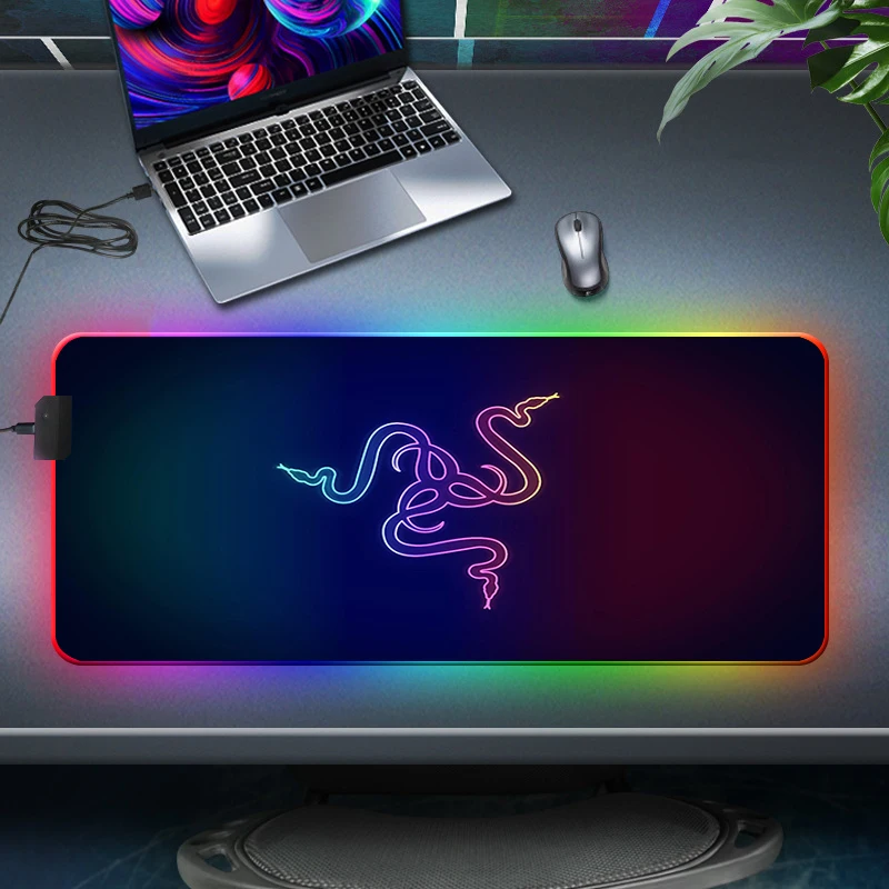 

Large RGB Mouse Pad xxl Gaming Mousepad LED Mause Pad Gamer Copy Razer Mouse Carpet Big Mause Pad PC Desk Pad Mat with Backlit