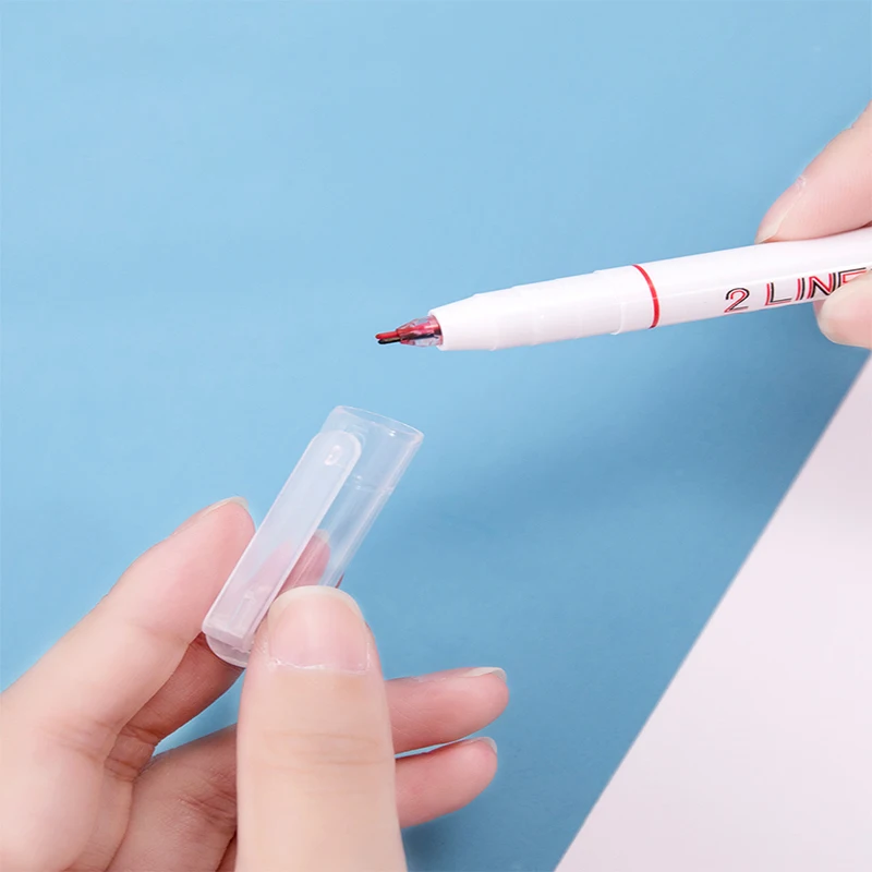 

line pen color two-color drawing marker pen student accounting pen outline pen 3/6pcs office stationery