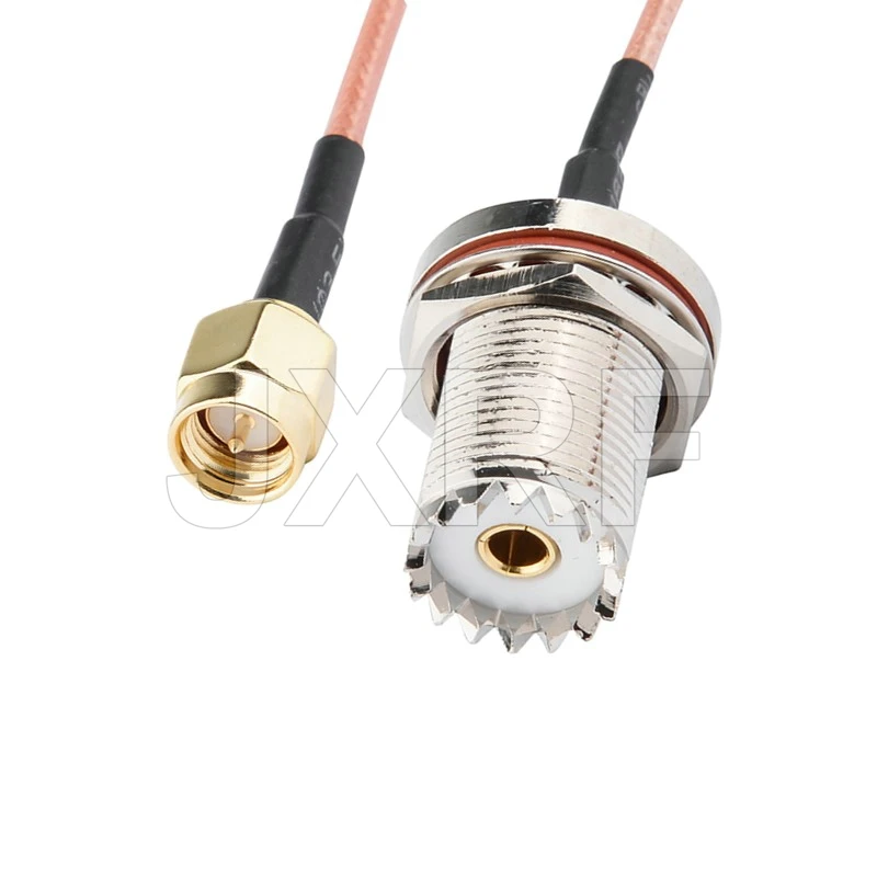 JXRF UHF SO239 розетка PL259 штекер SMA гнездо RG316 кабельный блок перемычка косичка