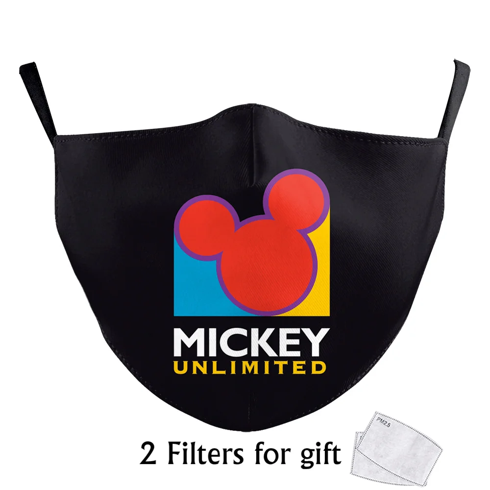 Маски с мультяшным принтом мыши дышащие маски для лица моющиеся тканевые рта