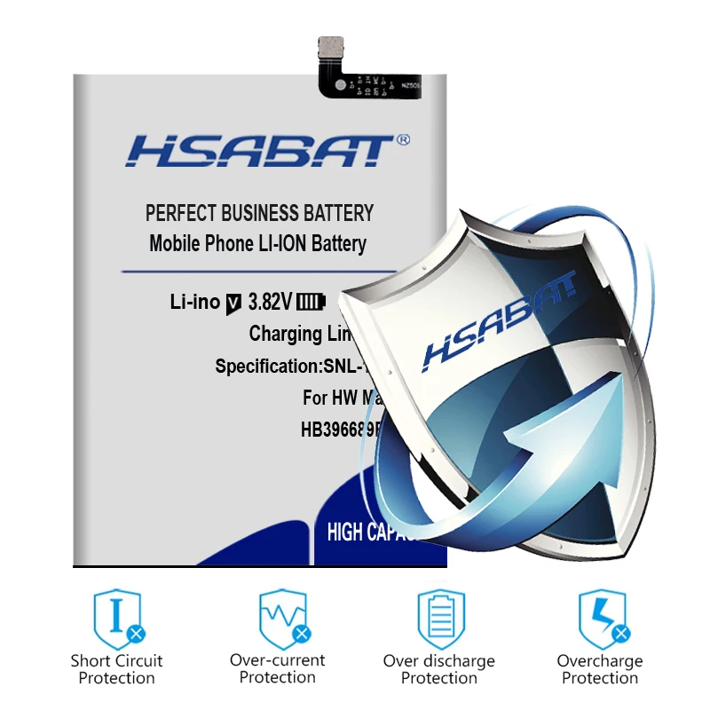 HSABAT 4500 мА/ч, оригинальная запасная батарея для мобильного телефона HB396689ECW для huawei Коврики 9 Y7 Prime Коврики 9 Pro Honor 8C Y9