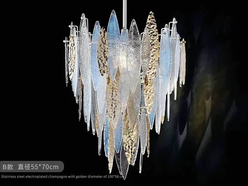 Итальянская креативная художественная люстра дизайнерская лампа для гостиной