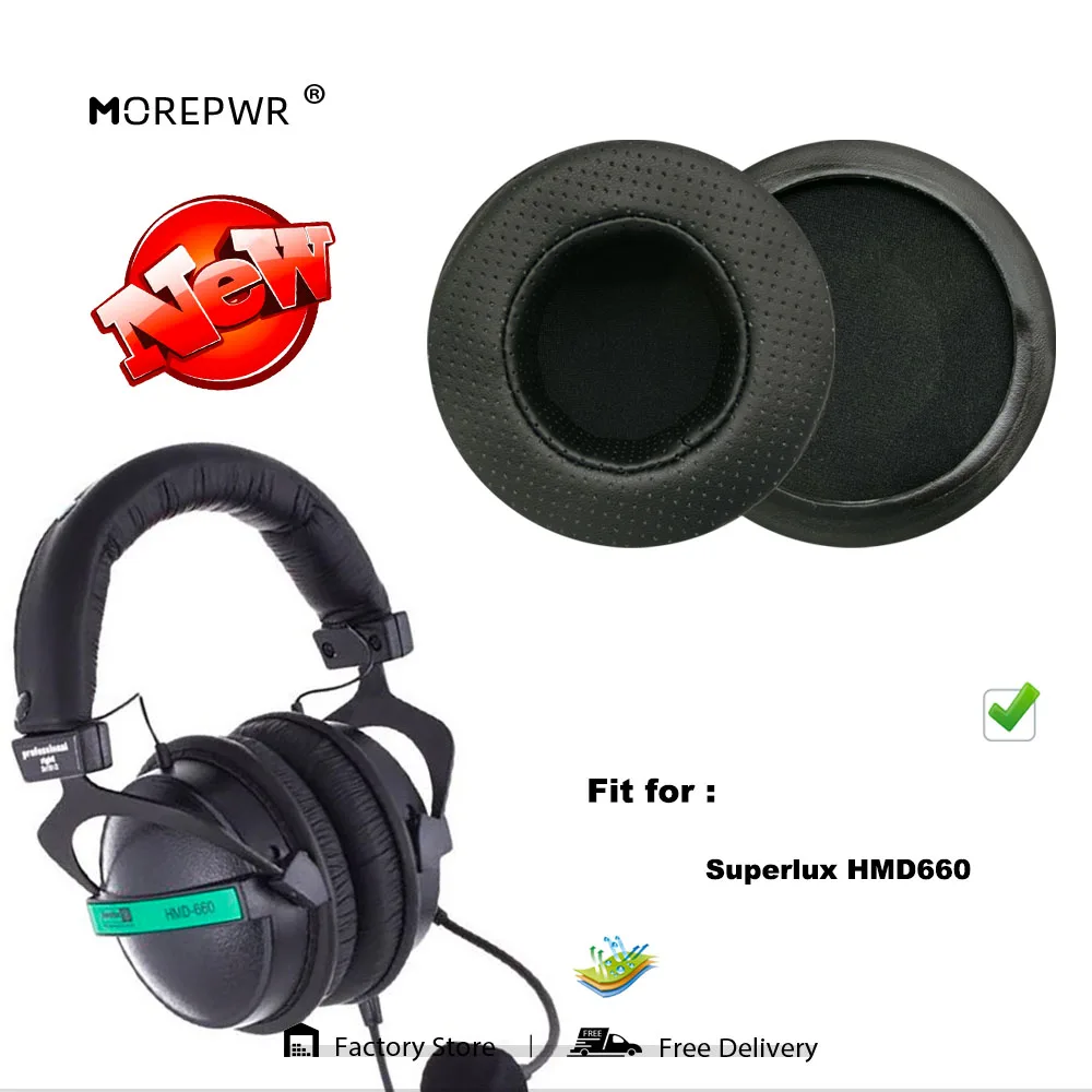 

Replacement Ear Pads for Superlux HMD660 HMD 660 HMD-660 Headset Parts Leather Cushion Velvet Earmuff Earphone Sleeve Cover