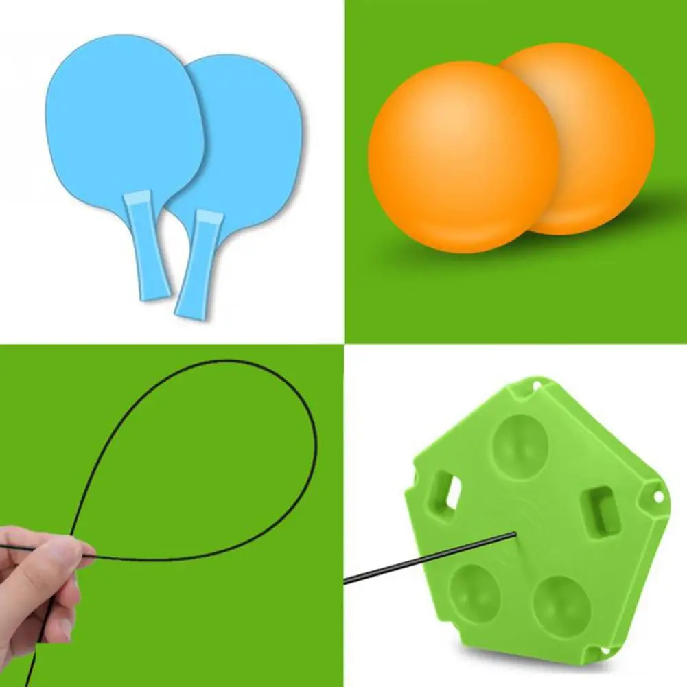 

Table Tennis Trainer With Elastic Soft Shaft Ping Pong Training Tools Machine For Children Play Racquet Sport