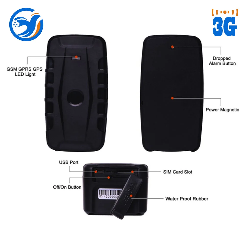 GPS водонепроницаемый магнитный голосовой монитор бесплатное приложение трекер