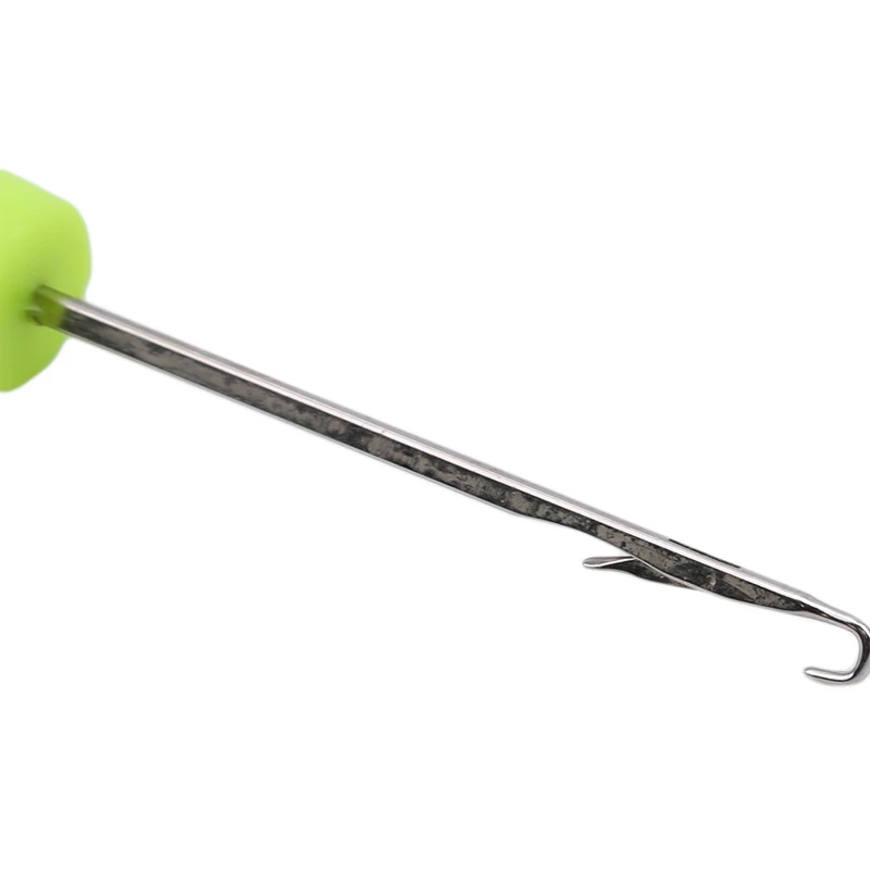 Plastic Handle Crochet Hook Interlocking Lock Hair Braid Metal Needle Threader Knitting Needles Sewing Tool | Дом и сад