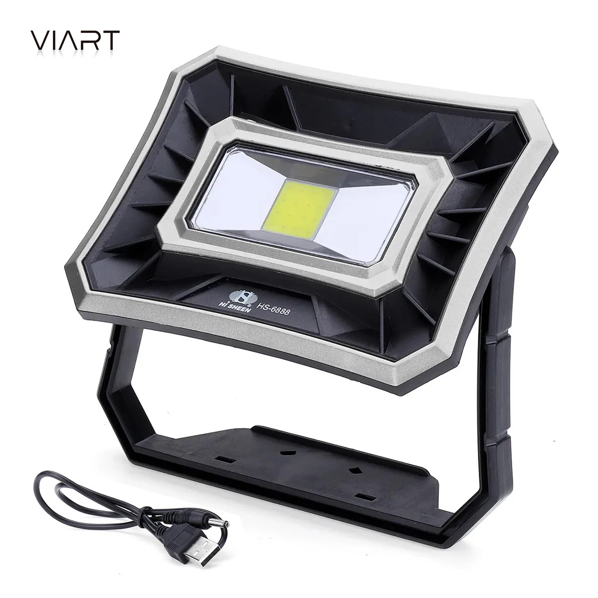 Солнечный светодиодный светильник уличный 50 Вт COB USB Рабочий IP65