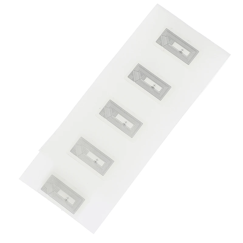 Фото Чип NFC Ntag213 10 шт. наклейка влажная вставка 2*1 см 13 56 МГц Метка RFID NTAG213 Чип NFC Ntag213 10 шт. наклейка влажная вставка 2*1 см 13 56 МГц Метка RFID NTAG213