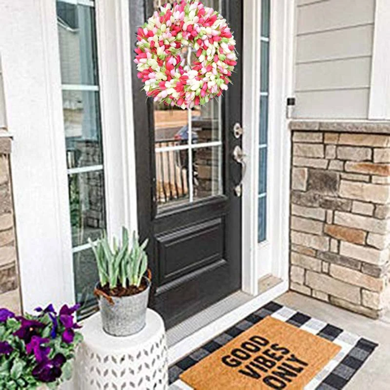 

Door Decoration Hanging Simulation Garland Flower Home Decoration Wall Decor Wedding Wreath Artificial Garland Home Decor