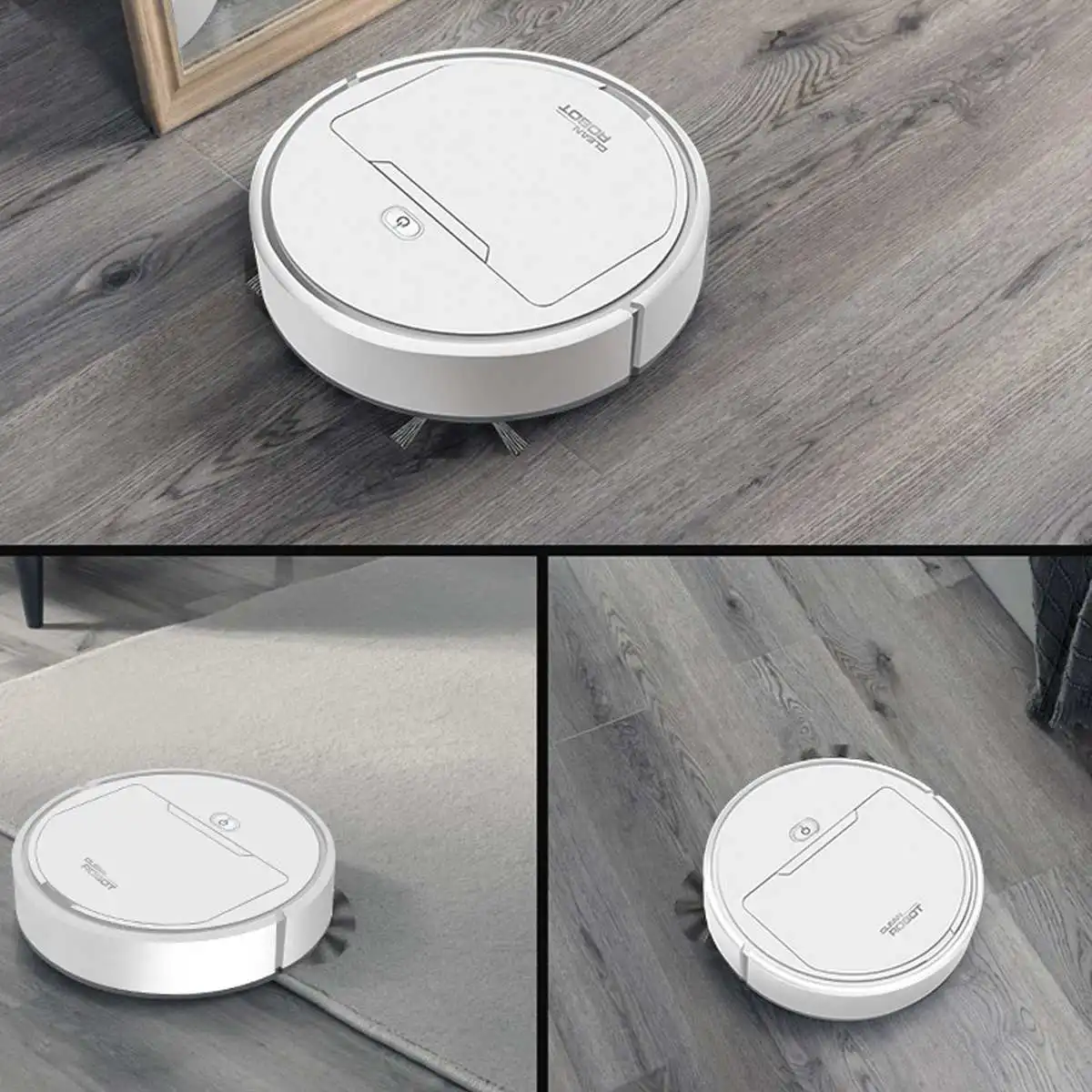 

Smart Robot Vacuum Cleaners 1800Pa Mute Multifunctional Auto Rechargeable Floor Sweeping Robot Dry Wet Vacuum Cleaning Machine