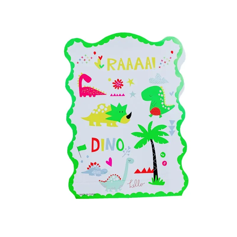 Дино вечерние поставки динозавр шары одноразовая посуда день рождения детей